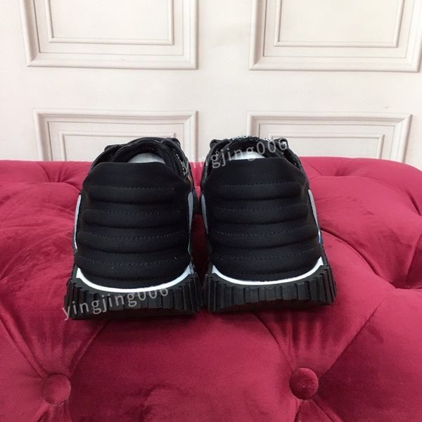 

2023mens designer casual shoes leather lace-up sneaker brand lady flat running trainers letters womens gym sneakers, Black