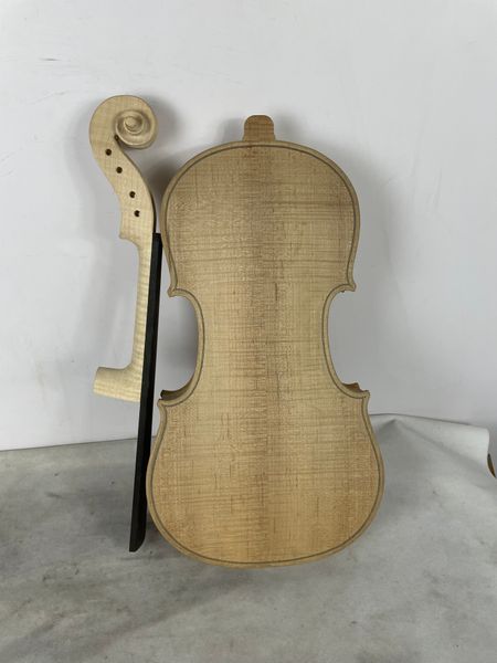 

factory production violin uncut stradi model flame maple back maple spruce