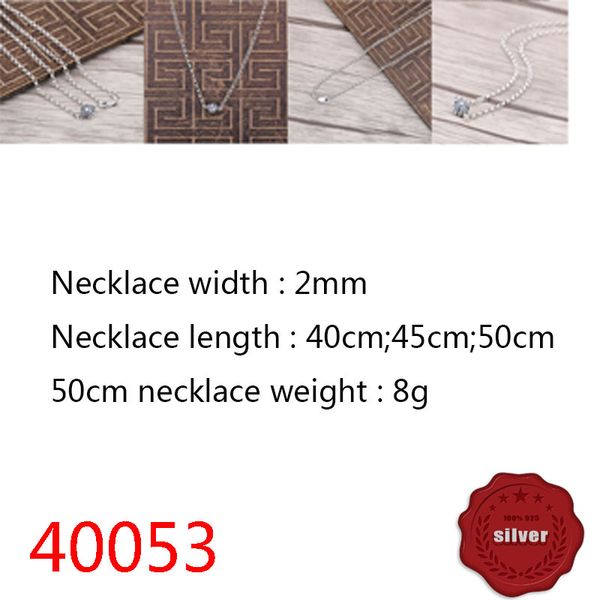 

40053 night show tide 925 sterling silver cross flower bead letter fine necklace hip hop style jewelry personalized chain short style