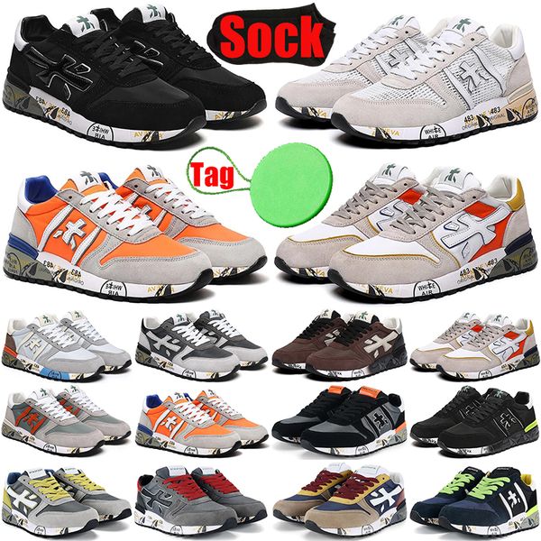 

premiata mick sneakers running shoes for men women white leather outdoor mens womens trainers runners shoe