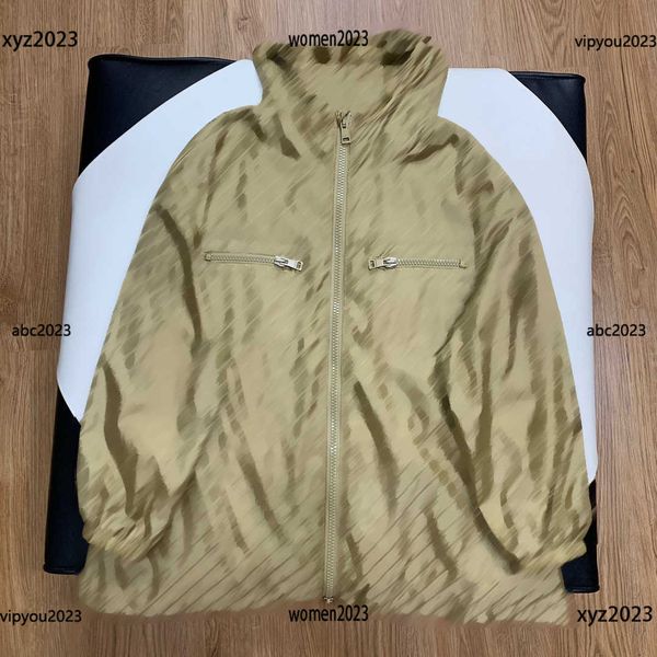 

designer jacket hooded windbreaker womens designer clothing coat size s- girl outerwear fashion summer clothing new arrivals, Black;brown