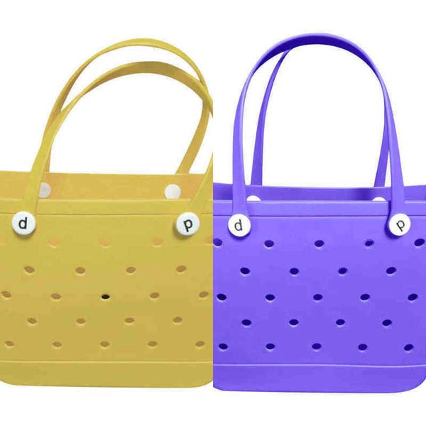 

hbp large size rubber beach bags waterproof sandproof outdoor eva portable travel washable tote bag for sports market 220531