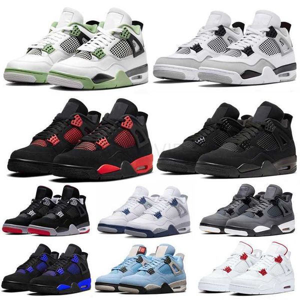 

jumpman 4 basketball shoes men women 4s military black cat tour yellow sail red thunder white oreo blue university infrared cool grey sports