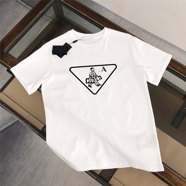 

men's t-shirts fashion men's t-shirt 2023 pradity new cotton soft anti-wrinkle retro decorative printing letters casual student lo, White;black