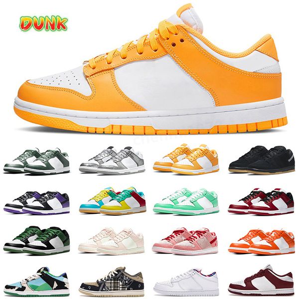 

2022 dunksb low mens womens casual running shoes designer panda sb valentine day pink dusty olive curry cactus jack lows sports sneakers eur