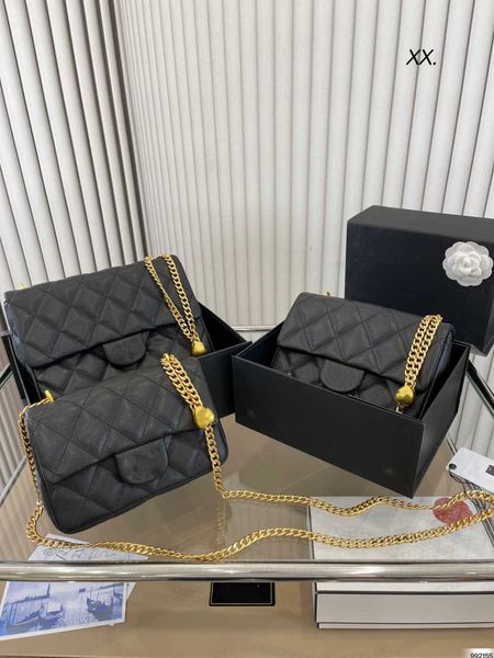 

women's luxury channel bag designer bags shoulder crossbody bags tote texture patent leather 3 sizes chain bag fashion trend retro styl