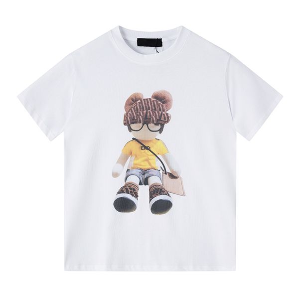 

summer new fashion t shirts men's shirts with highend cartoon prints for men and womens short sleeved shirts women designer tshirts, White;black