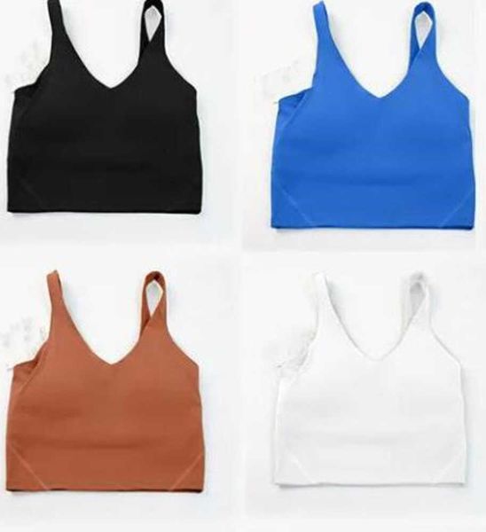 

yoga outfit lulus lemmons u-shaped bra beauty type back align tank gym clothes women casual running nude tight sports bra fitness beautiful, Gray