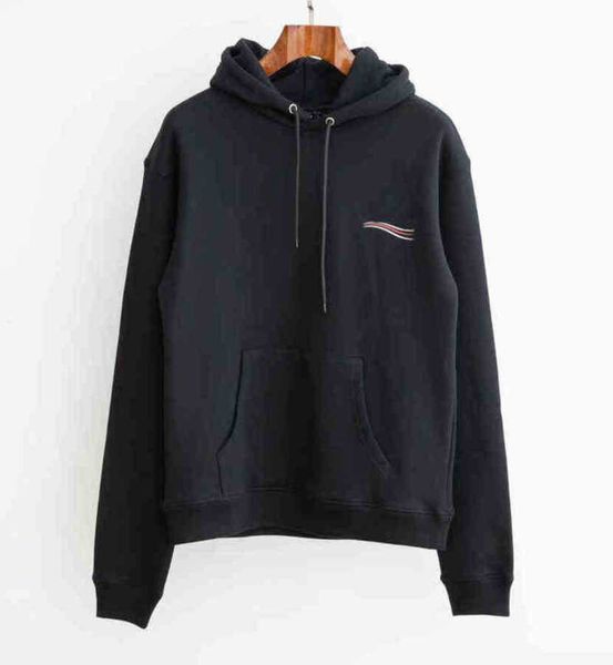 

balencigas women designer fashion women brands hoody hoodie europe and america spring autumn winter cotton letter printing mens and womens 7, Black