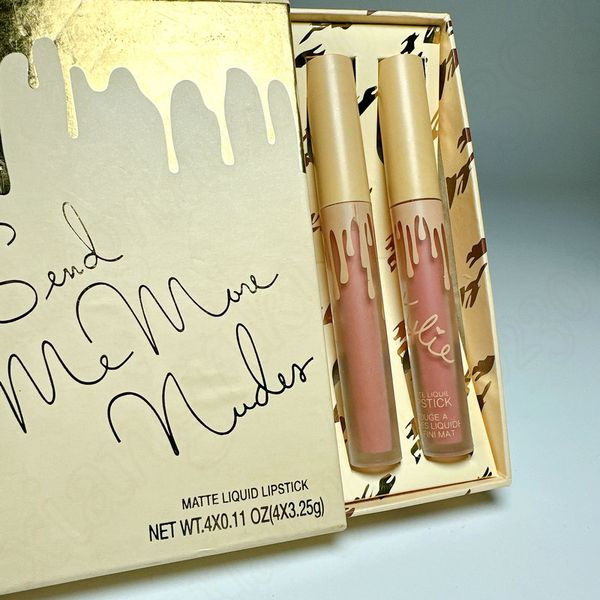

fit colors 4 color lip gloss makeup glitter shimmer metal lipgloss moisturizing metallic long lasting liquid lipstick set