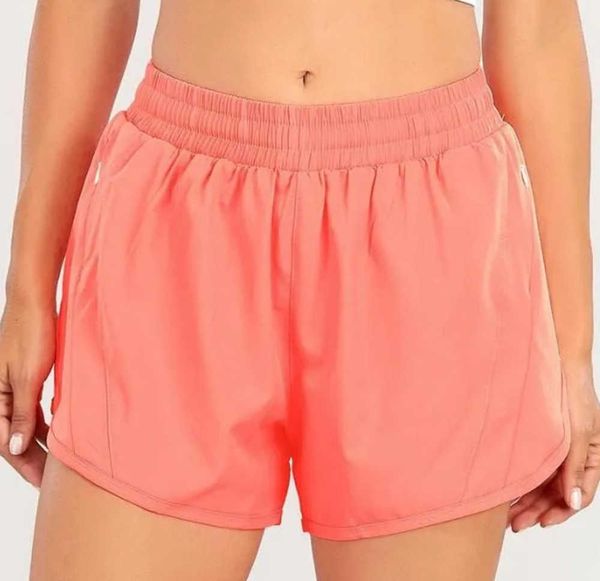 

new fashion lulus yoga shorts womens yoga outfits high waist shorts exercise short pants fitness wear girls running active shorts elastic ad, Gray