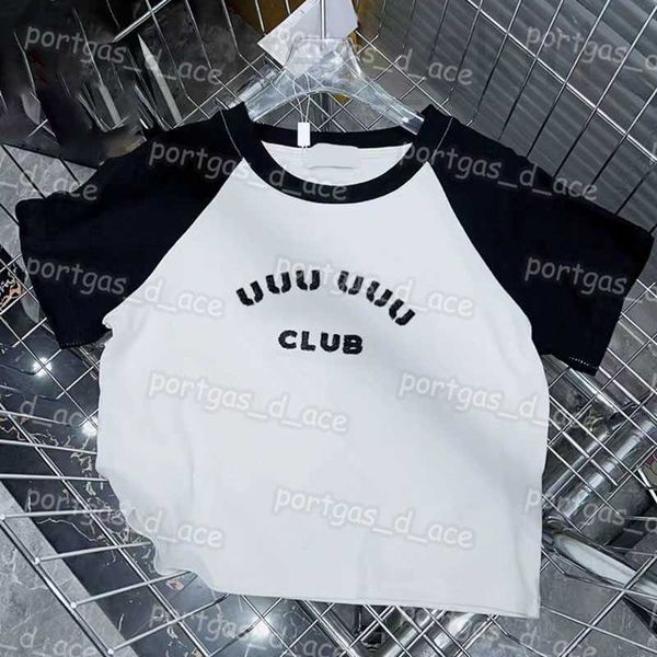 

women's plus size t-shirt luxuriouscontrast color women shirt summer short sleeve ops ins fashion street style shirts sjsb, Black