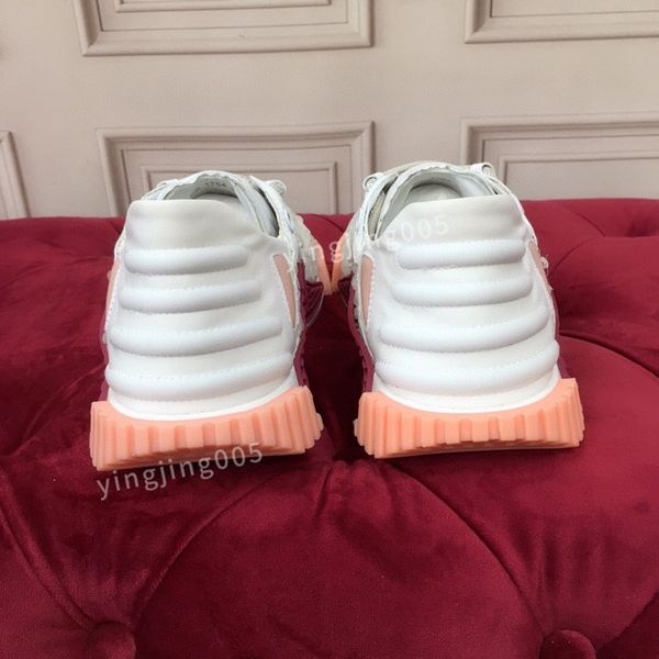 

2023designer brand quality sneakers women shoes print check trainer platform trainers striped sneaker suede shoes, Black