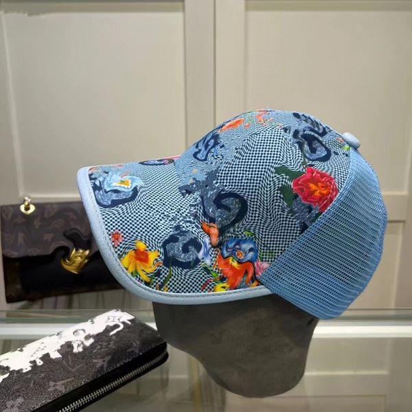 

designer letter leather label baseball cap fashion trend duck cap luxury male and female star sun visor hat brand temperament, Blue;gray