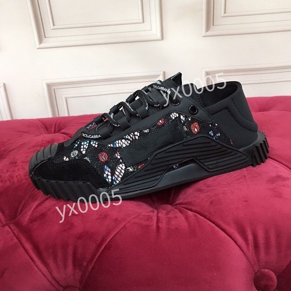 

2023new womens designer sneaker casual shoes trainers dress shoes women leather breathable for change outdoor sports sneaker, Black