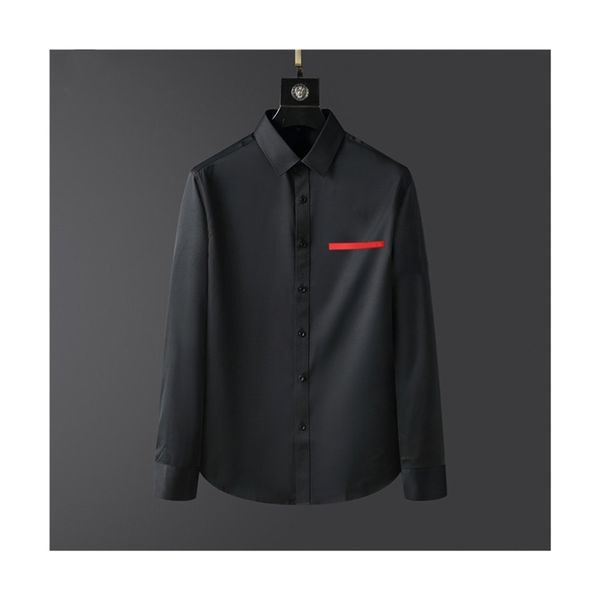 

luxury designer shirts mens casual shirts fashion shirt tees men long sleeve hip hop woman clothes style clothe with letter plus size s//l, White;black