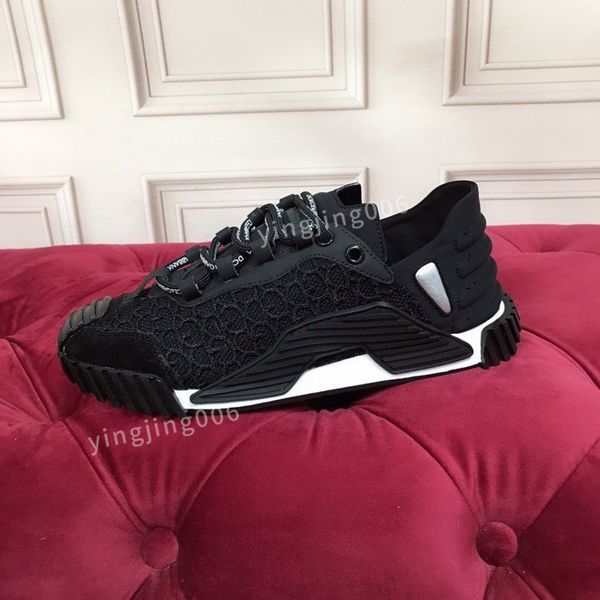 

new women designer casual shoes leather lace-up sneaker brand lady flat running trainers letters womens gym sneakers2023, Black