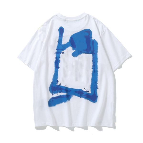 

summer t shirt mens womens designers t-shirts loose tees man casual luxurys clothing streetwear shorts sleeve polos tshirts size s-xl e2d0, White;black