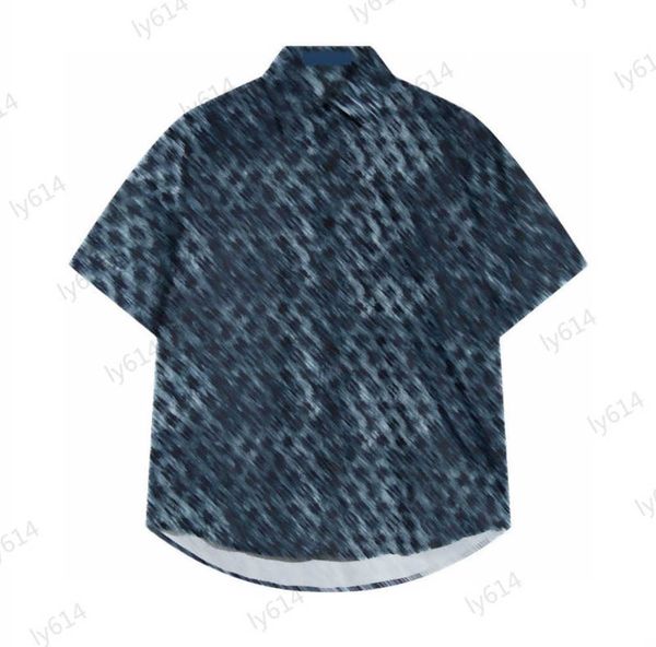 

mens casual shirts fashion color scheme classic logo print decorative lapel casual shirt custom button cardigan thin breathable fabric fashi, White;black