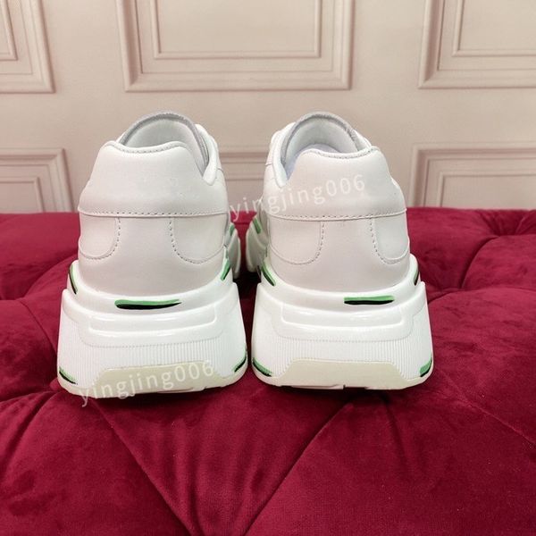 

2023womens designer casual shoes leather lace-up sneaker brand flat running trainers letters men gym sneakers, Black