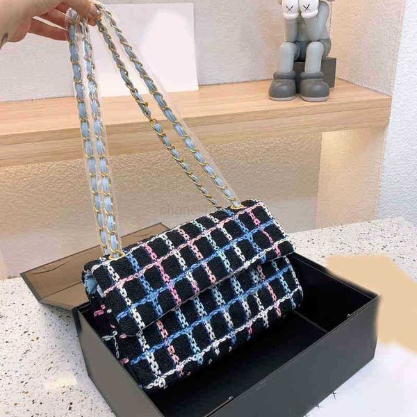 

evening bags bag shoulder chanbag designer bags for women handbag women chain underarm bag grid pattern crossbody bags chain lady purse 220