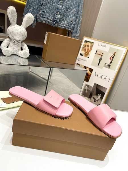 

2023 fashion leather block heel ladies sandals women slippers designer sandal wedding party shoes belt buckle rubber 0412, Black