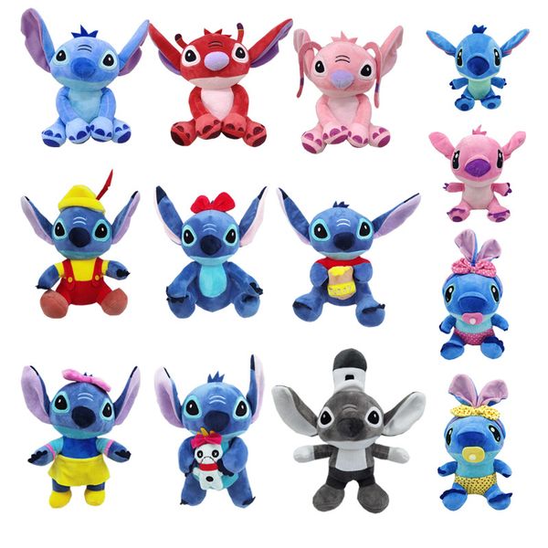

20-35cm lilo & stitch 15 styles sewing plush toys wholesale and retail, children's gifts