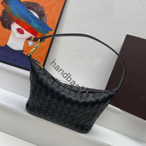 

genuine leather woven shoulder bag for women grade cowhide material weaving handbags women designer hobo bags fashion tote bag