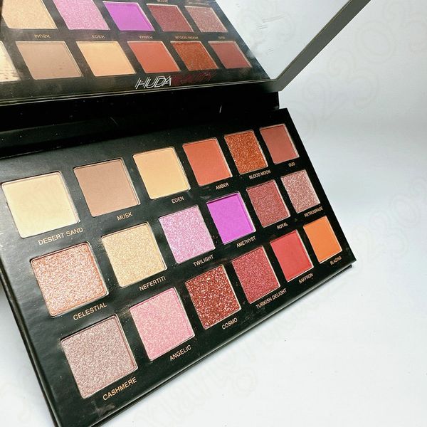 

18 colors aromas new nude eyeshadow palette long lasting multi reflective shimmer matte glitter pressed pearls eye shadow makeup pallet