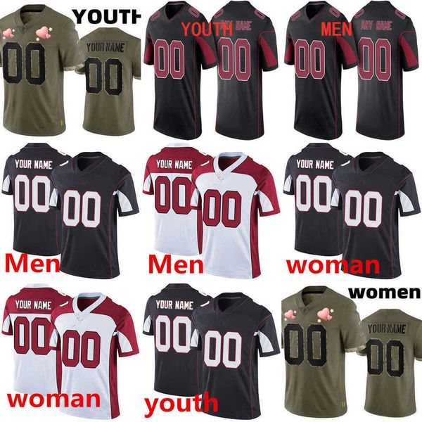 

football jerseys arizona''cardinals''1 kyler murray 59 nick vigil 10 deandre hopkins 3 budda baker 6 james conner 2 marq, Black;red