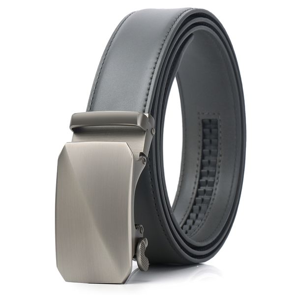 

men's leather high-end automatic buckle waistband 38mm jeans casual pants decorative waistband can be adjusted at will 130cm aa0008, Black;brown