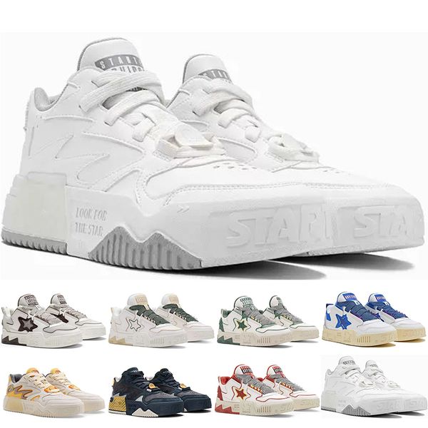 

casual shoes 2023 starters designer platform men womens black white yellow green bule fashion shoes sport sneakers trainers