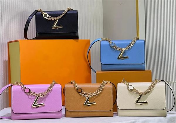 

mt fashion twists bag shoulder crossbody tote handbag flip hasp totes chain handbags designer women luxury genuine leather shopping pocket w