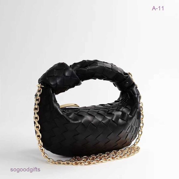 

mini bottegas bag jodie venetas 2023 autumn and winter new pleated dumpling leather underarm woven crossbody mini chain knot 1 with logo yvq
