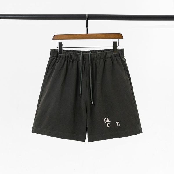 

cotton loose shorts emanuel summer breathable beach shorts mens drawstring mesh breathable shorts casual sports letter print, White;black