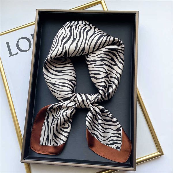 

scarves 2022 luxury women silk scarf fashion brand print lady neck hairband bandana square shawls foulard pashmina hand kerchief new j230428, Blue;gray