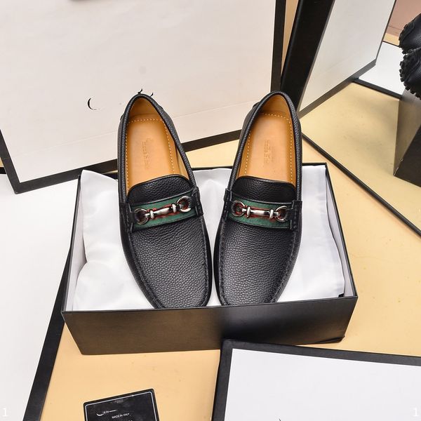 

designer loafers shoes men 2023 fashion summer luxurious shoes new comfy men's flats leather lined classic original style men casual sh, Black