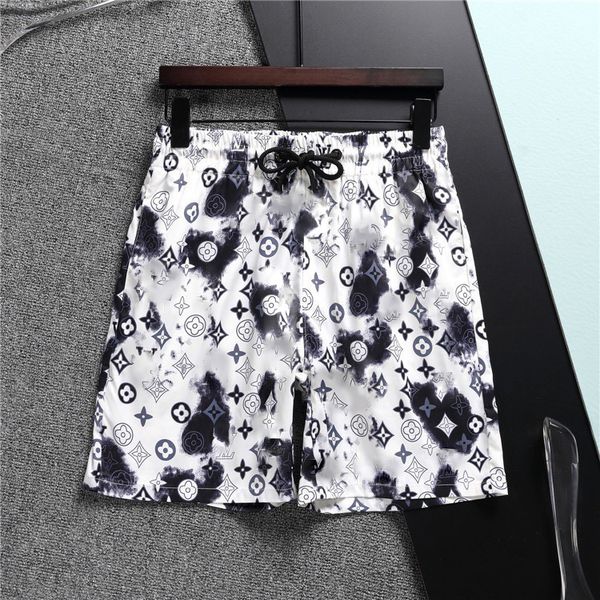 

mens shorts designers short de bain casual short basketball cashmere hawaii beach embroidery letter print fashionclothing quick drying swimw, White;black
