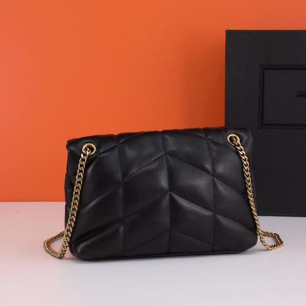 

women's evening bags 2023 crossbody bag good leather lady chain shoulder handbag presbyopic mini package messenger 3color
