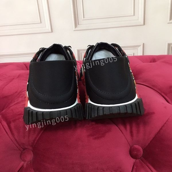 

new designer brand quality sneakers men womens shoes print check trainer platform trainers striped sneaker suede shoes2023, Black