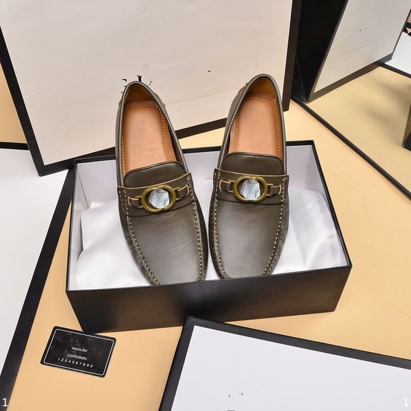 

men's dress shoes designer luxury men's wedding shoes men original loafers oxford leather moccasins platform men's brogue sho, Black