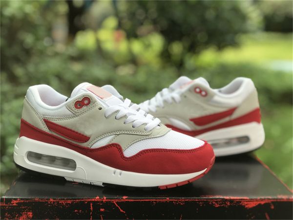 

shoes outdoor shoes&sandals air maxs 1 86 big bubble dq3989-100 white university red light neutral grey sports sneakers original 36-46