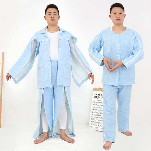 

Zipper/Paste Hospital Surgical Gown For Patients Convenient To Wear And Take Off To Fracture Rehabilitation Long-Term Bed Rest
