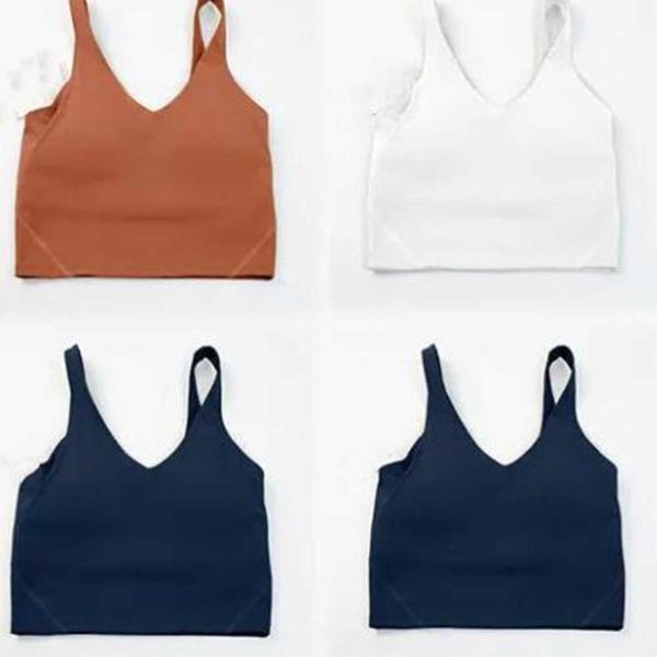 

yoga outfit lulus lemmons u-shaped bra beauty type back align tank gym clothes women casual running nude tight sports bra fitness beautiful, Gray