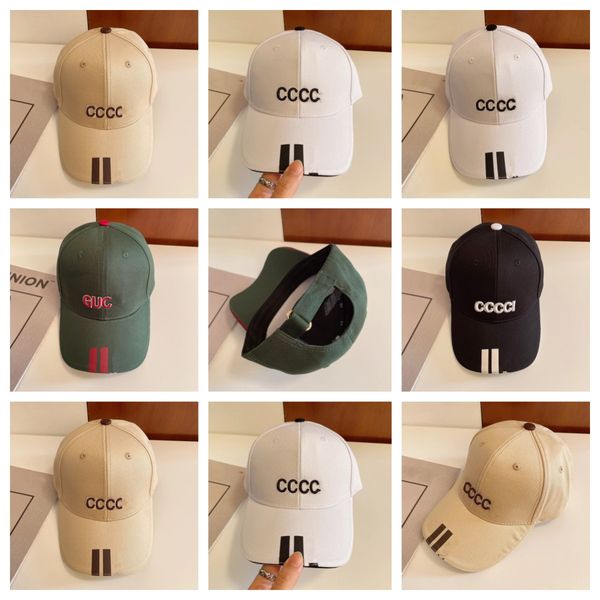 

brand designers hats baskball caps snapback fitted hat cotton solid colour letter sunshade hats temperament versatile hat couple travel cap, Black;white