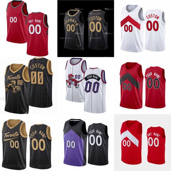 

mens womens youth toronto''raptors''custom 23 fred vanvleet 43 pascal siakam 3 og anunoby 33 gary trent jr. 4 scottie ba, Black;red