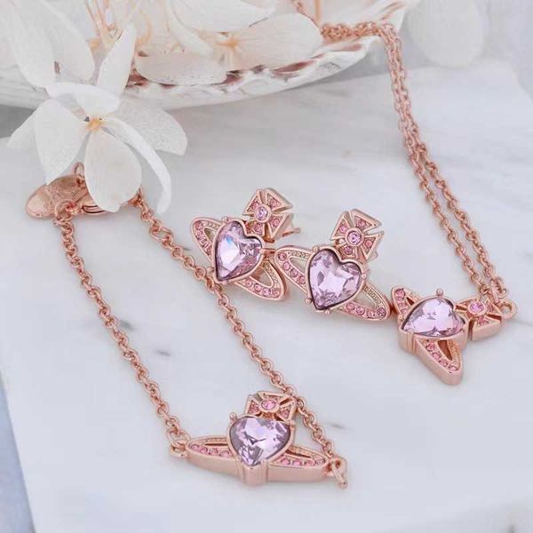 

nanaspace western empress dowager inlaid alloy gold plated zircon four color super a love saturn bracelet, Golden;silver