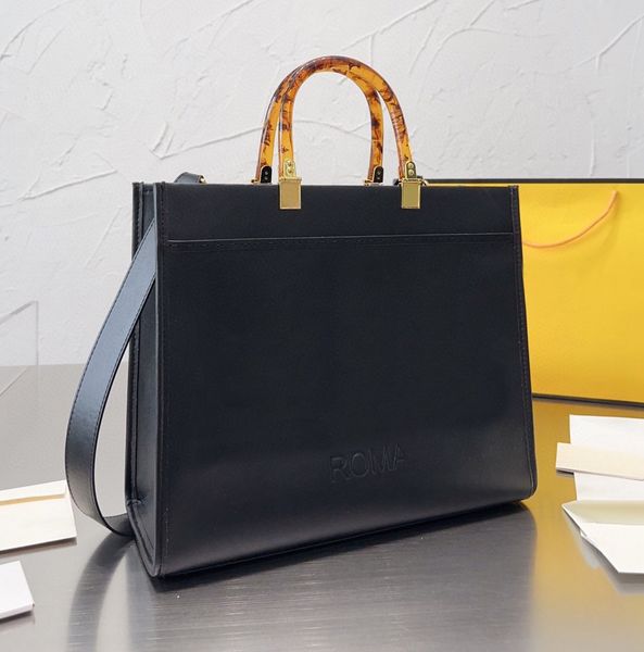 

Luxury tote bags women shopping bag designer handbag classic pattern letter Shoulder Bags Fashion totes Travelling handbags cross body large capacity, Black