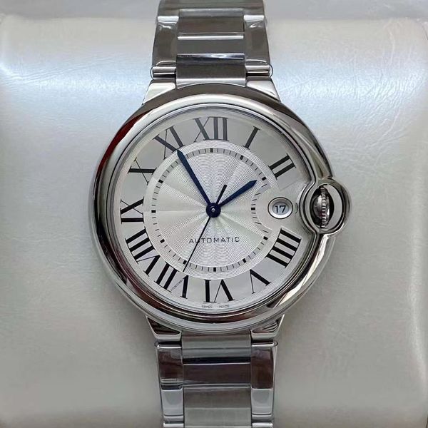 

designer watch women's mechanical watch silver stainless steel dial 36mm chinese super movement automatic winding waterproof luxury wat, Slivery;brown