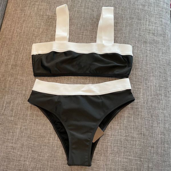 

fashion bikini designer swim women swimsuits bikini set multicolors summer time beach bathing suits wind swimwear large size s-l .yy000, White;black